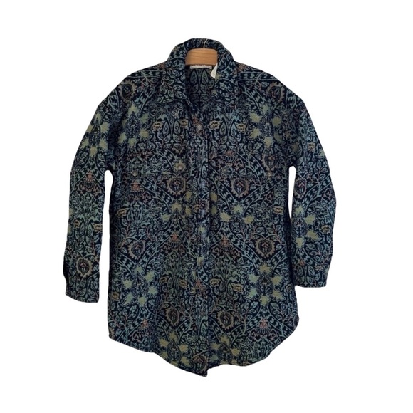 Free People We The Free Fog Jacquard Shirt NWT M - Picture 4 of 7